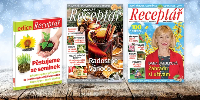 Roční předplatné časopisu Receptář s dárky