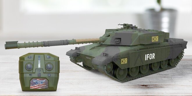 Realistické modely tanků na dálkové ovládání