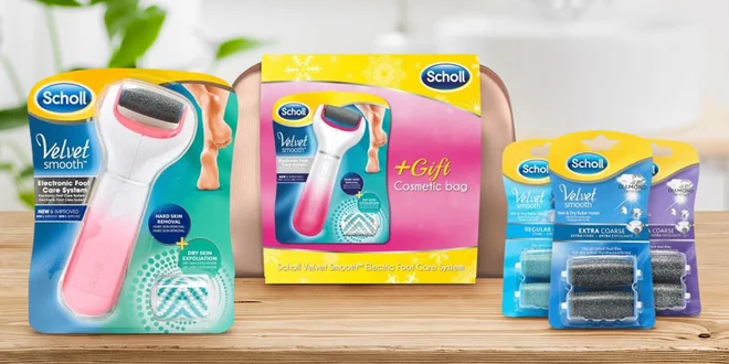 Pilník Scholl na chodidla a 7 náhradních hlavic