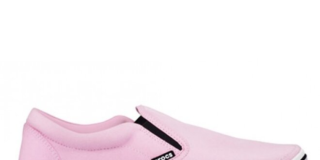Pánské světle růžové nazouvací tenisky Crocs
