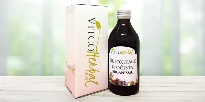 Přírodní sirup pro detoxikaci a očistu organismu