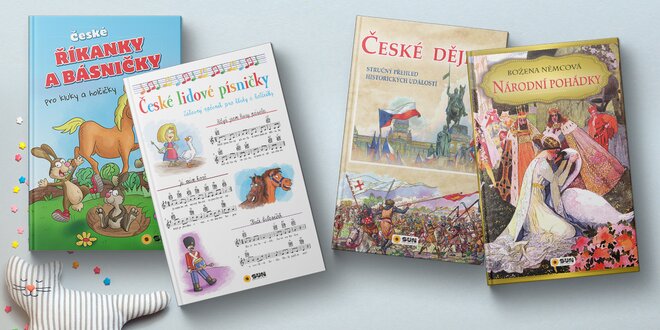 Dětské knihy: pohádky, zpěvník i přehled dějin