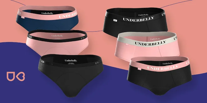 Elegantní menstruační kalhotky vyrobené v ČR: M–⁠2XL