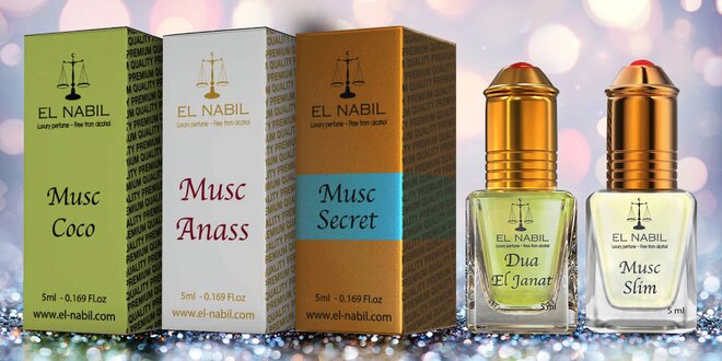 Orientální parfémy El Nabil z Dubaje