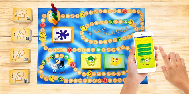 Desková hra pro děti Baby College – English