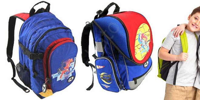Praktický školní batoh - 2 druhy