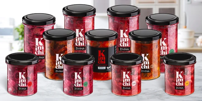 Kimchi od Živiny: pálivé, nepálivé i s houbami