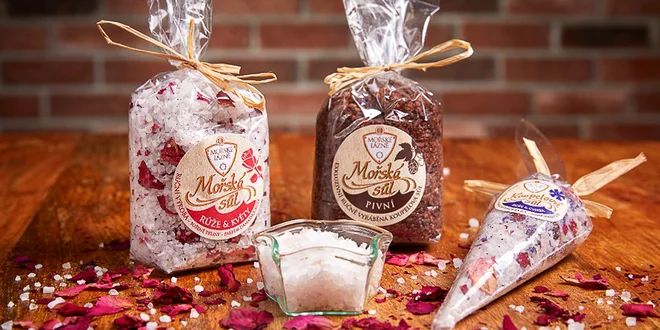 Himálajské a mořské soli pro domácí aroma lázeň