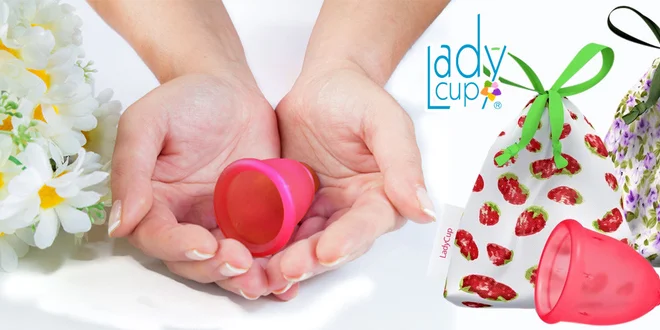 Menstruační kalíšky LadyCup + obal z bio bavlny
