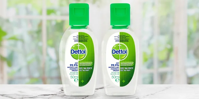 Dettol: antibakteriální gelová dezinfekce na ruce