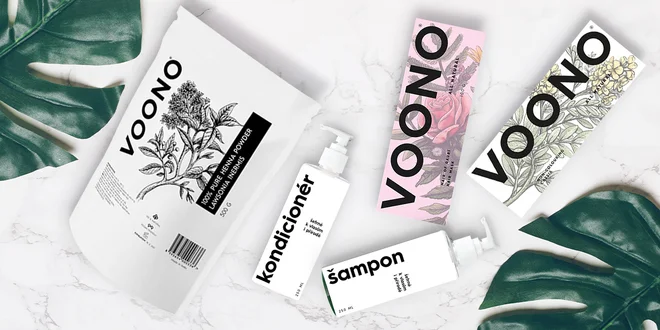 Přírodní vlasová kosmetika VOONO