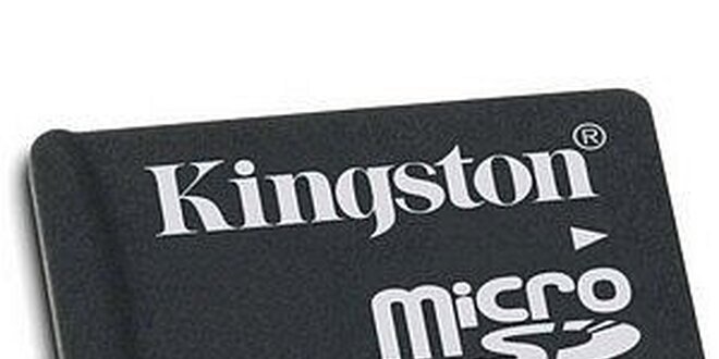 49 Kč za paměťovou kartu Kingston micro SD 2GB + adaptér v hodnotě 119 Kč