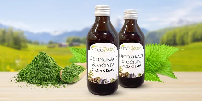 Přírodní sirup pro detoxikaci a očistu organismu