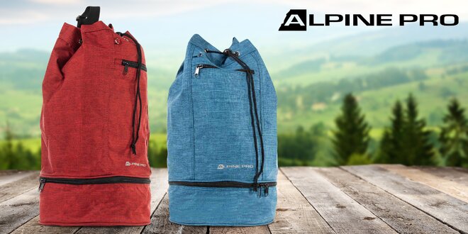 Vak Alpine Pro o objemu 7,5 l v červené a modré