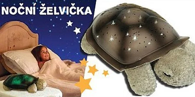 Plyšová magická noční želvička v původní hodnotě 520 Kč