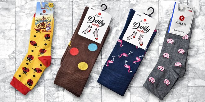 Dámské, pánské a dětské ponožky Daily socks