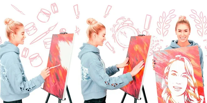 Flip-Flop portrét z vaší fotografie