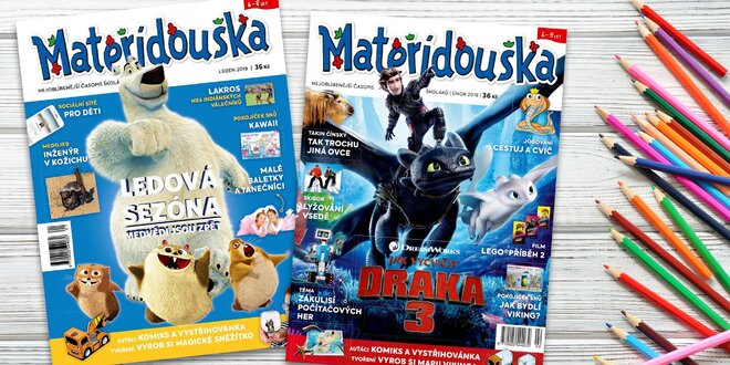 Roční předplatné dětského časopisu Mateřídouška
