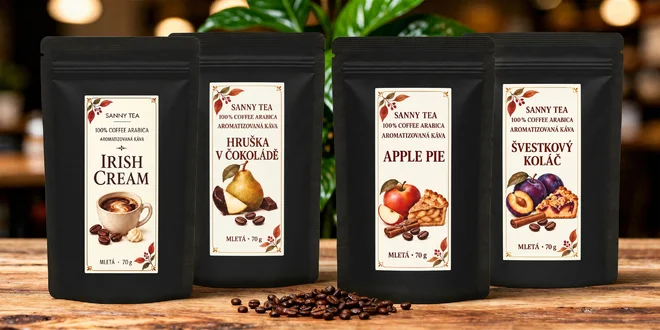 Ochutené kávy: irish cream aj slivkový koláč