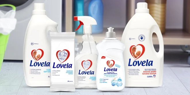 Přípravky Lovela pro miminka: aviváž, prací gel aj.