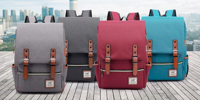 Trendy retro batoh v šesti barvách