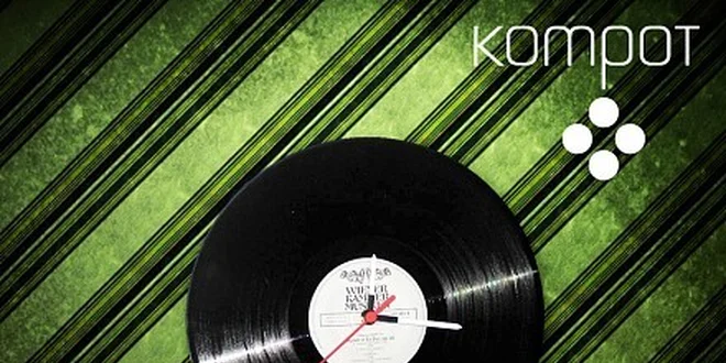 189 Kč za jedinečné Retro hodiny z pravé vinylové desky v hodnotě 400 Kč