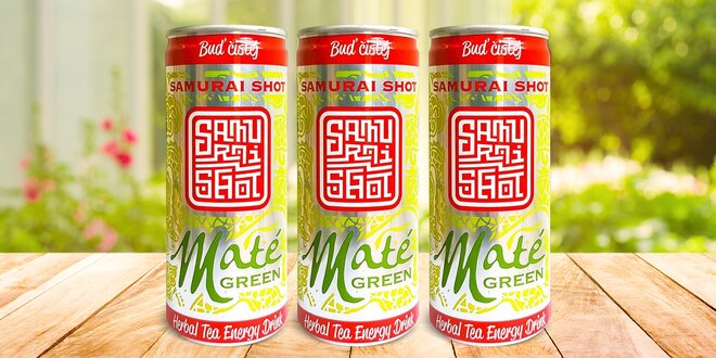 Přírodní energetický nápoj Maté Green v plechovce