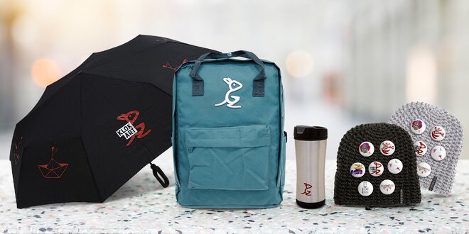 Podpořte Klokánek: čepice, batoh i deštník