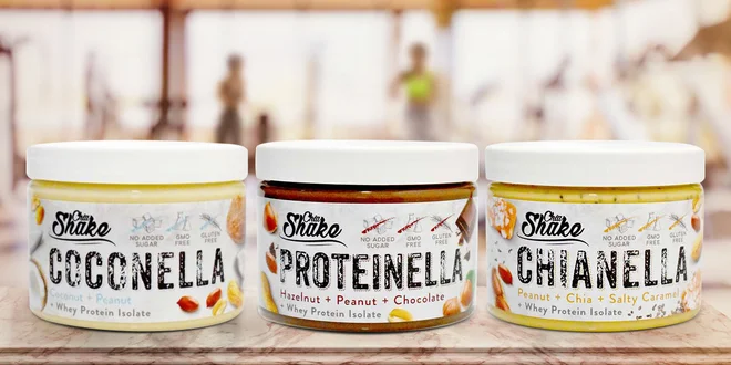 Proteinové krémy s kokosem, oříšky i karamelem