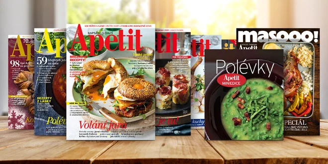 Předplatné časopisu Apetit s hodnotnými bonusy