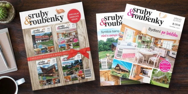 Speciální brožovaná edice časopisu sruby&roubenky