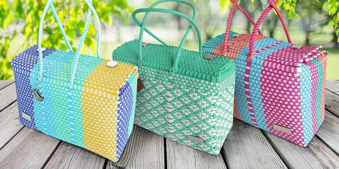 Originální mexické kabelky z recyklovaného materiálu