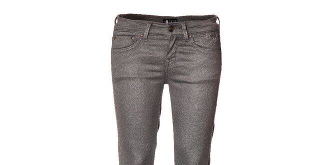 Dámské stříbrné džíny Pepe Jeans