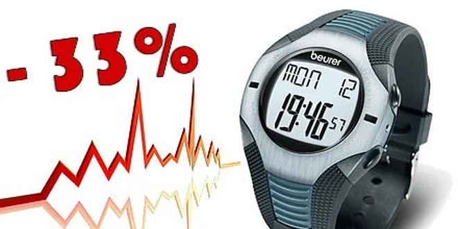999 Kč za špičkový sporttester (pulsmetr) BEURER PM 26 v hodnotě 1499 Kč