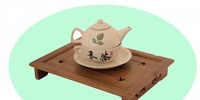 TEA FOR ONE - luxusní čajová souprava pro jednu osobu v dárkovém balení