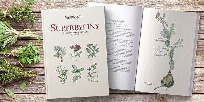 Kniha Superbyliny – 50 léčivek pro 21. století