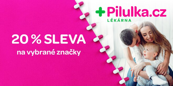 20% sleva na Pilulka.cz, doprava nad 300 Kč zdarma