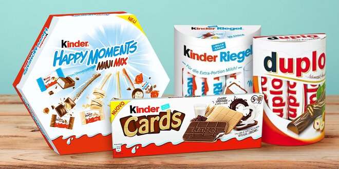 Sladké potěšení: čokolády Kinder a Duplo