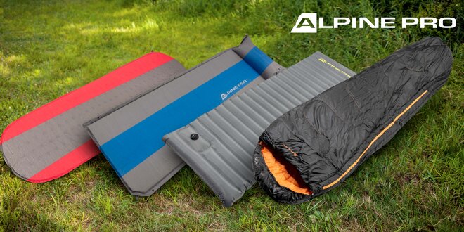 Samonafukovací karimatky a spací pytle Alpine Pro