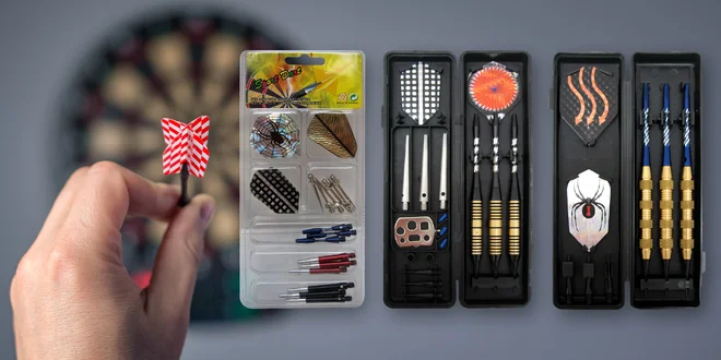 Značkové šipky Sport Darts a náhradní díly