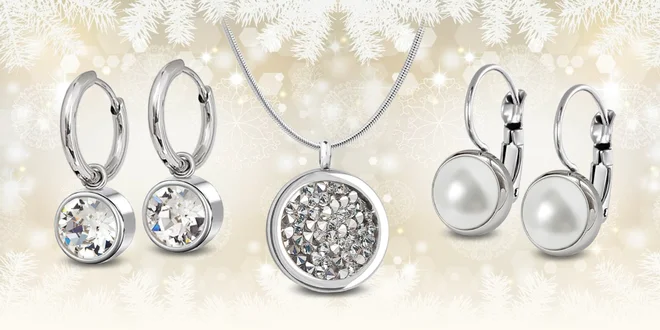 Ocelové šperky s krystaly a perlami Swarovski®