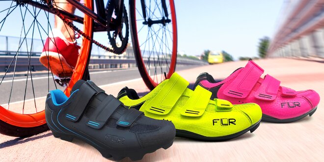 Cyklistické tretry značky FLR na suchý zip