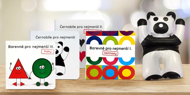 Sety pro miminka: 4 knížky a nafukovací hračka