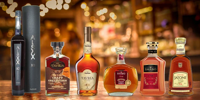 Prémiové ukrajinské brandy zrající až 15 let