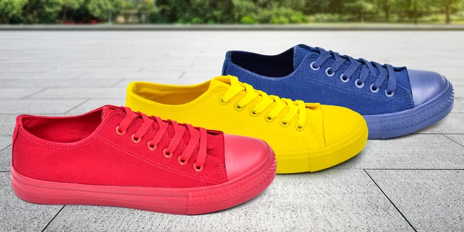 Klasické plátené tenisky TexBase pre pánov i dámy