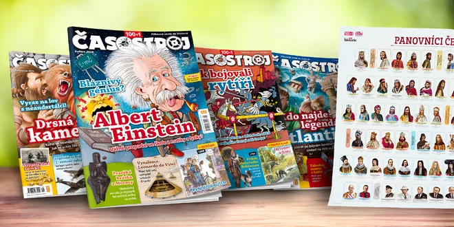 Předplatné dětského magazínu Časostroj s dárky