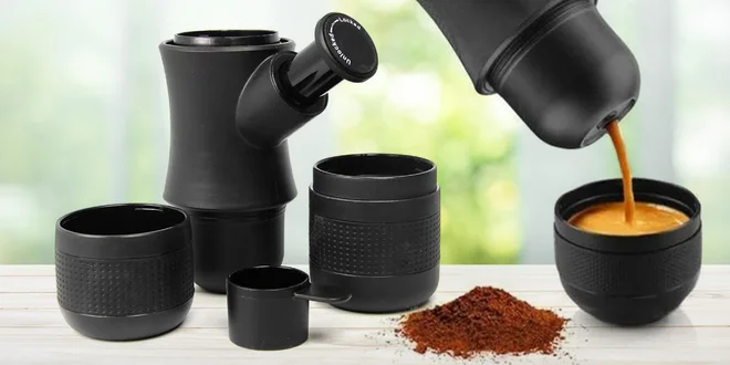 Přenosný ruční kávovar na espresso
