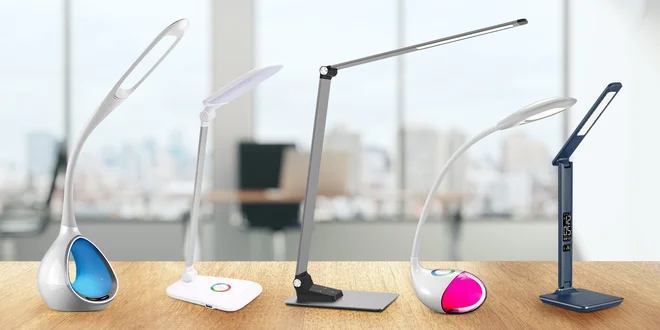 Stolní LED lampičky s úpravou světla v 6 variantách