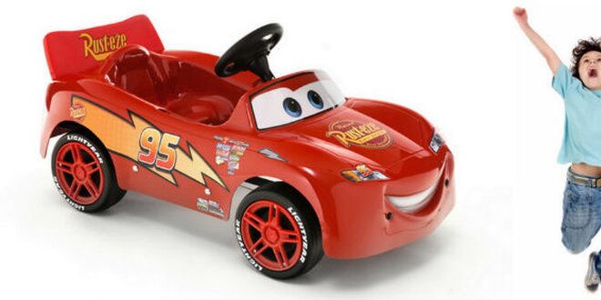 Šlapací autíčko Disney Blesk McQueen