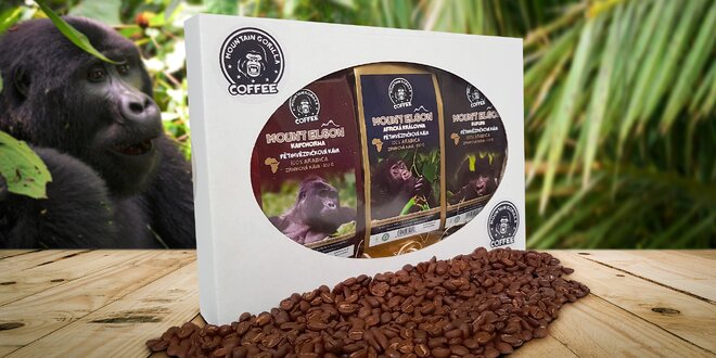 Degustační balíček 3 druhů káv Mountain Gorilla